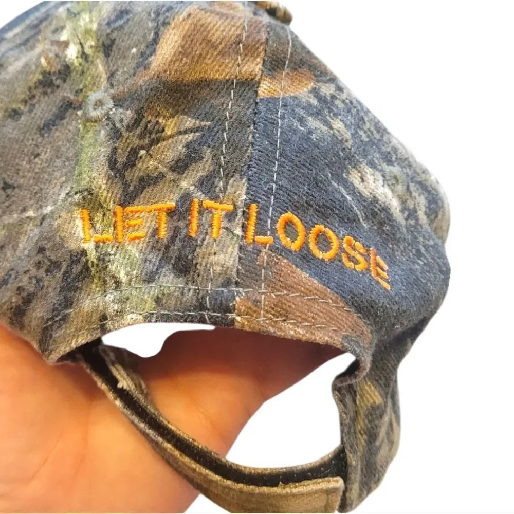 Fusion Men's Camo Embroidered Logo Daystone Baseball Hat OS